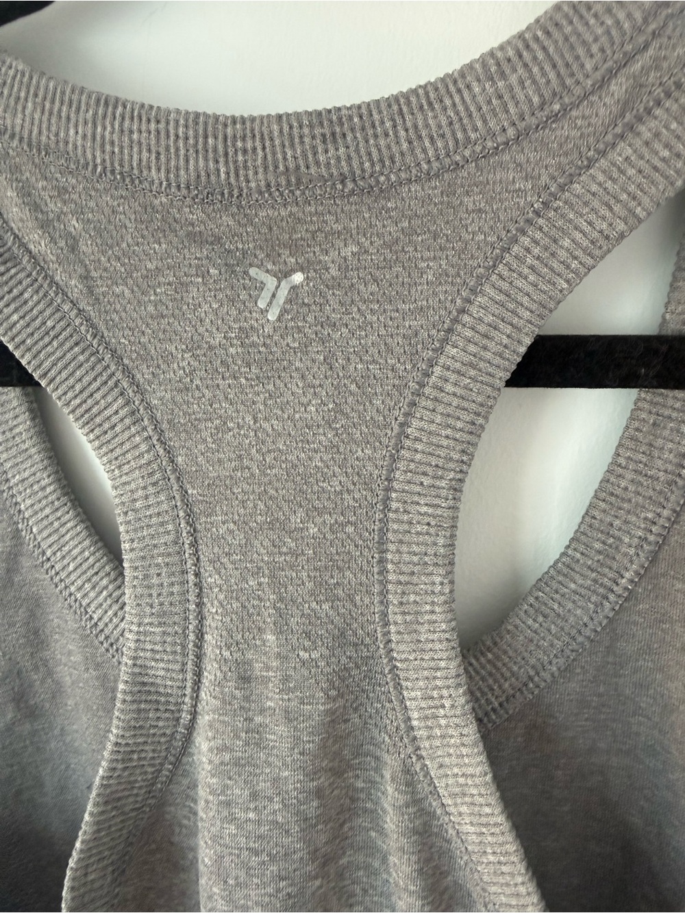 Grey Racerback Workout Tank - Picture 2 of 3